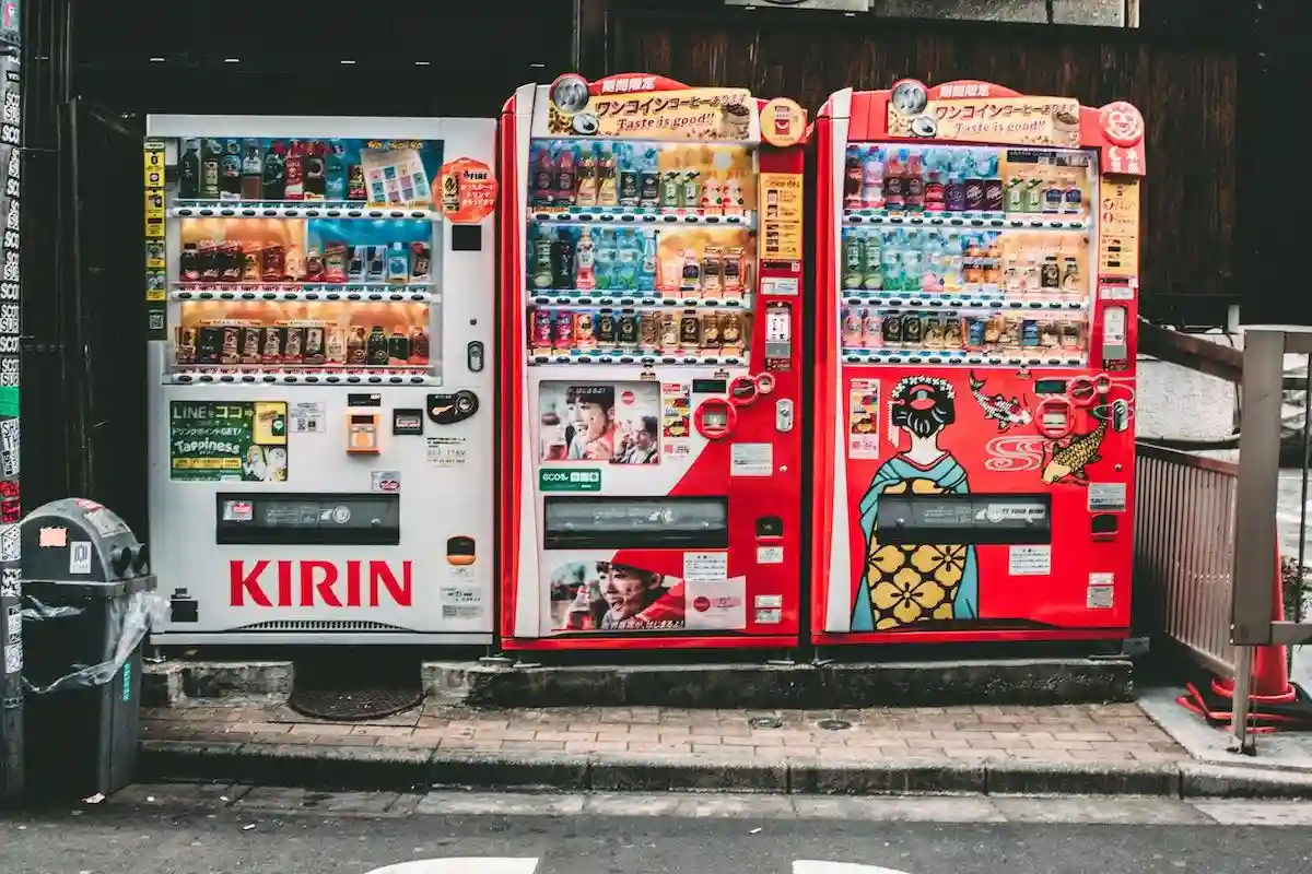 日本の自動販売機